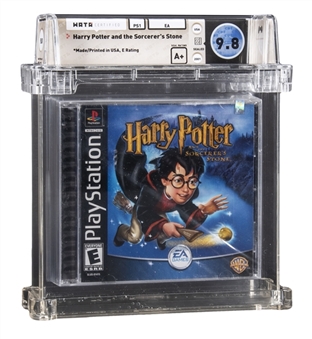 2001 PS1 Playstation (USA) "Harry Potter And The Sorcerers Stone" Sealed Video Game - WATA 9.8/A+
